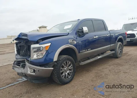 2017 Nissan Titan Xd Platinum Reserve Diesel z USA, uszkodzony, nr VIN 1N6BA1F41HN546596